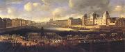 French school View of Paris with the Louvre (mk05) china oil painting reproduction